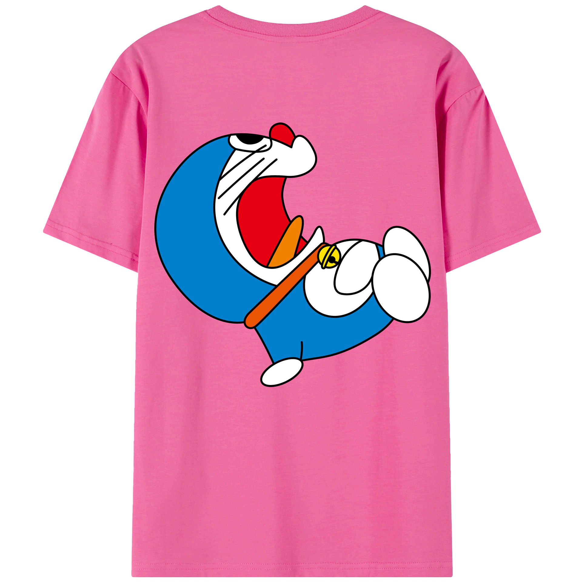（画像用） ドラえもん Doraemon レディース半袖Tシャツ(バックプリント)